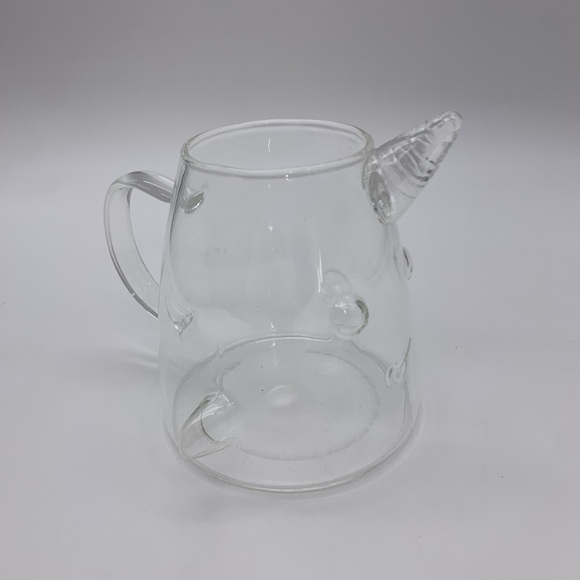 Elf- Mr. Narwhal 3-D 16 Oz Clear Glass Milk/Juice i Cup Drinking Glass Christmas - Picture 2 of 12